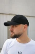 Кепка-бейсболка Intruder з панеллю velcro тактична літня унісекс регульована чорна one size - зображення 3
