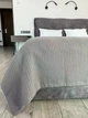 Плед покрывало косичка, 100% котон,графитовый цвет, размер 100см Х 230см (20833-29) - изображение 9