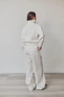 Костюм жіночий повсякдений-casual трикотаж вовна-ангора молочний 02-106 46р - изображение 4