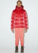 Пуховик зимовий Aritzia The Super Puff Mid S Червоний блискучий - зображення 1