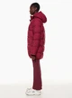Пуховик зимовий Aritzia The Super Puff Mid XS Бордовий - изображение 5