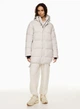 Пуховик зимовий Aritzia The Super Puff Mid М Дуже світло-сірий - зображення 1