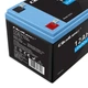 Akumulator Qoltec LiFePO4 Litowo-Żelazowo-Fosforanowy 12.8V 12Ah 153.6Wh BMS 53701 (5901878537016) - obraz 3