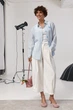 Рубашка на пуговицах в комплекте с майкой Lurex Голубой One Size (26360) - изображение 3