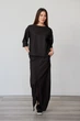 Костюм жіночий повсякдений-casual костюмка Тіар чорний 02-108 46р - изображение 1