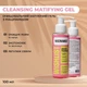 Очищувальний матуючий гель з Ніацінамідом WiSHLiST CLEANSING MATIFYING GEL NIACINAMIDE, 100 мл - зображення 2
