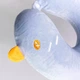 Ортопедическая подушка для шеи Memory Foam голубая 30x30x10см для путешествий и отдыха Duck - изображение 2