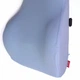 Ортопедична подушка для попереку Memory Foam 45х40х12см блакитна для роботи та подорожей - зображення 2