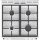 Плита газова Gorenje GG6A10WFFM 72 л 4 конфорки Білий - изображение 7