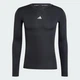 Лонгслів Techfit Compression Tranning ls tee JE6702 black M - изображение 6