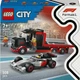 Конструктор LEGO Вантажівка для демонстрації F1® із перегоновим автомобілем Audi F1® (60493) - зображення 1