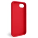 Чехол Fiji Silicone Case для Apple iPhone 16e бампер накладка Soft Touch с микрофиброй Red - изображение 2