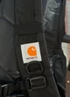 Рюкзак Carhartt WIP Kickflip Backpack 25L черный городской унисекс Рюкзак Carhartt для обучения, работы и путешествий - изображение 4