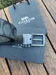 Подарунковий набір Coach гаманець і ремінь у коробці Coach, шкіряний подарунковий набір аксесуарів - зображення 10
