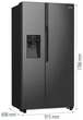 Холодильник Gorenje NRR9185ESBXL (7089505) - изображение 4