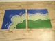 Базовая пластина для конструкторов, рисунок море 25х25см (поворот) - изображение 4