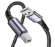 USB кабель для принтера 3 м USB 2.0 Type A – Type B, кабель для принтера и сканера Canon HP Epson Brother Samsung Xerox - изображение 1