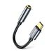 Переходник Type-C на наушники mini jack 3.5mm AUX BASEUS L54 (0.09m, DAC). Gray - изображение 2