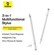 Стилус Baseus Smooth Writing III 3-in-1 (white) - изображение 8