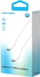 Кабель Vention USB 2.0 Type-C M-M, 1.0 м 60W White Nickel-Plated (TRCWF) - зображення 3