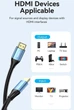Кабель Vention HDMI M - M, 10.0 м, V2.0, 4K 60Гц, Aluminum Alloy Blue (ALHSL) - зображення 9