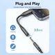 Переходник Vention USB-C --> аудио Jack 3.5мм, Aluminum Alloy, Black (BIIBA) - изображение 6