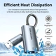 Перехідник Vention USB 3.1 Type-C/USB-A --> Ethernet RJ45 1000Mb сірий Aluminum Alloy Type (CFQHB) - зображення 6