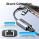 Перехідник Vention USB 3.1 Type-C/USB-A --> Ethernet RJ45 1000Mb сірий Aluminum Alloy Type (CFQHB) - зображення 10