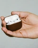 Шкіряний чохол-накладка Nomad Modern для Apple AirPods Pro 3 Horween (Rustic Brown) - зображення 2