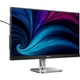 Монітор Philips 27B2U4601 27'' QHD IPS 120Hz HDMI DP USB-hub USB-C RJ45 HAS Pivot колонки Dark Grey (27B2U4601/00) - зображення 2