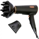Профессиональный мощный фен Rotex RFF200-B DelicateCare Pro диффузор концентратор 2000 Вт Черный - изображение 1
