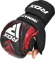 Боксерские перчатки RDX GRAPPLING GLOVES SHOOTER IMMAF-1 черный, красный XXL (GSR-IMF-1R) - изображение 2