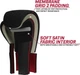 Перчатки боксерские RDX Boxing Gloves Rex F4 BGR-F4P 10 унций Черные с розовым (5054421881798) - изображение 5