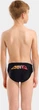 Плавки для хлопчиків Arena LETTERING SWIM BRIEFS чорний 128 см (010865-500) - зображення 4