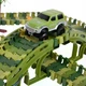 Автотрек Dinosaur Track Toys 360 см с динозаврами и гибкой трассой 240 деталей - изображение 5