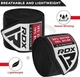 Бинты RDX HAND WRAPS 2.5 METER HWJ-RB 2,5 м чёрный (5054421855447) - изображение 3