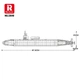 Конструктор Reobrix Подводная лодка Los Angeles class SSN (2750 деталей) - изображение 6