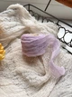 Стрічка з жатого шовку преміум VTILENE, Light Lavender, 1.5 см, 3 м - зображення 1