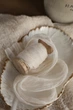 Crinkled silk стрічка VTILENE ручного фарбування, Ivory, 1.5 см, 3 м - зображення 1