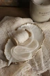 Crinkled silk стрічка VTILENE ручного фарбування, Ivory, 1.5 см, 3 м - зображення 3