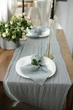 Натуральная марлевая салфетка сервировочная VTILENE , Light dusty blue, 45х45 см - изображение 6