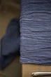 Плотный марлевый раннер для сервировки стола и фотосессий VTILENE, Navy Blue, 60 см, 1 м - изображение 2