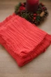 Плотный марлевый раннер для сервировки стола и фотосессий VTILENE, Christmas red, 60 см, 1 м - изображение 4