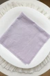 Натуральная хлопковая салфетка для стола VTILENE , Light violet, 35х35 см - изображение 3