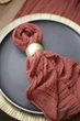 Марлевая салфетка для современной сервировки VTILENE , Pressed rose, 45х45 см - изображение 4