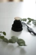 Жатий шовк стрічка для декору VTILENE чорна, Black, 1.5 см, 3 м - зображення 4