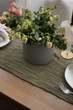 Плотный марлевый раннер для сервировки стола и фотосессий VTILENE, Dark sage green, 60 см, 1 м - изображение 1