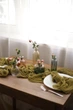 Марлевая салфетка столовая минимализм VTILENE , Strong olive, 45х45 см - изображение 6