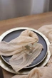 Марлевая салфетка однотон сервировочная VTILENE , Cream, 45х45 см - изображение 6