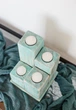 Марлевый раннер на стол ручного окрашивания VTILENE, Dark turquoise, 60 см, 1 м - изображение 2